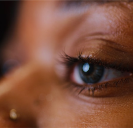Zoomed in image of an eye.