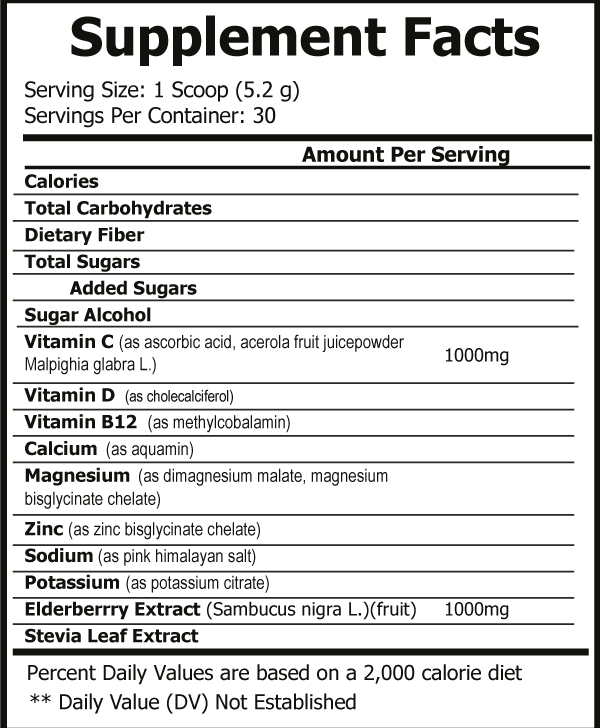 Berry Well Elderberry w/ Zinc & Vitamin C